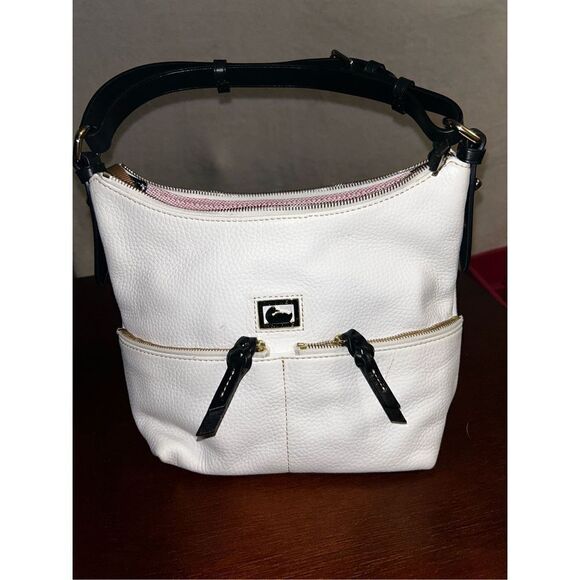 NWOT Dooney and bourke pebble leather dillen pocket sac bag with dust bag - Picture 11 of 13